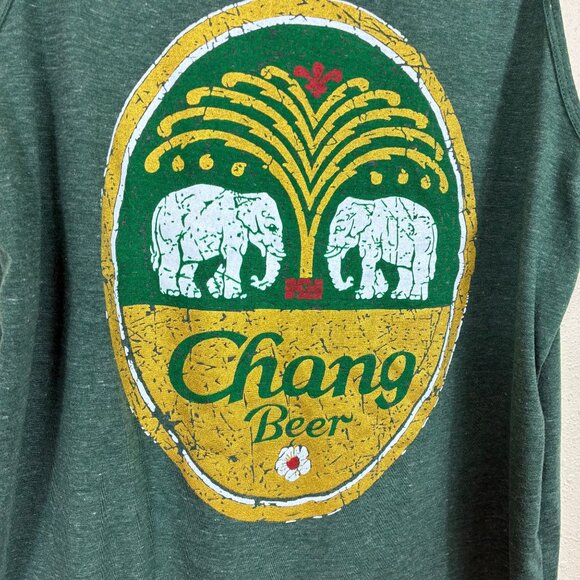VTG Y2K Chang Beer Thailand Muscle Tank 90s Americana Sz M - Picture 2 of 5